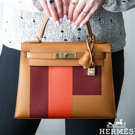 hermes veau epsom|Hermes chevre Mysore leather.